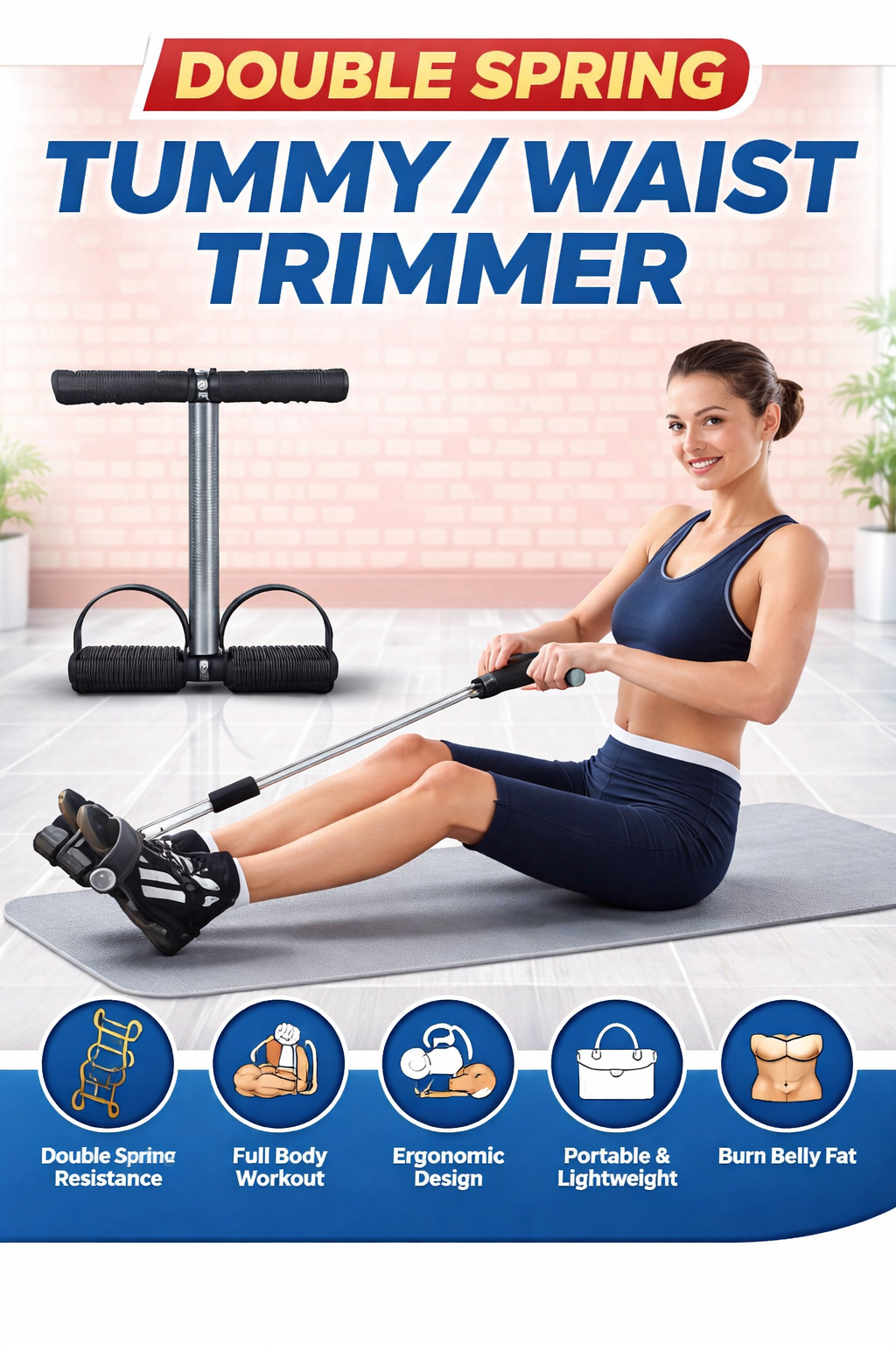 Double Spring Tummy Trimmer