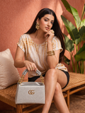 Elegant Gold Chain Shoulder Handbag