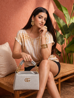 Elegant Gold Chain Shoulder Handbag