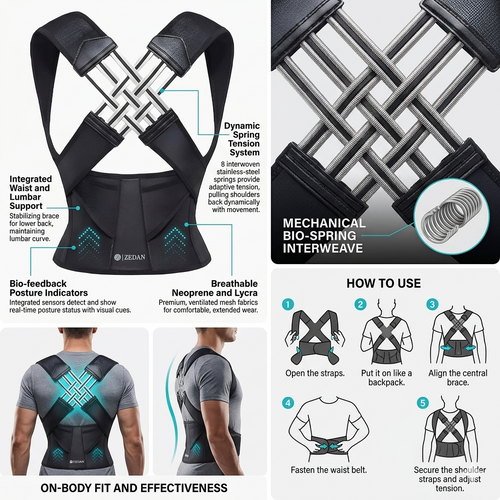 Adjustable Posture Corrector Belt